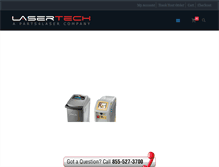 Tablet Screenshot of laser-tech.com